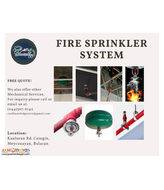 Fire Sprinkler System Bulacan