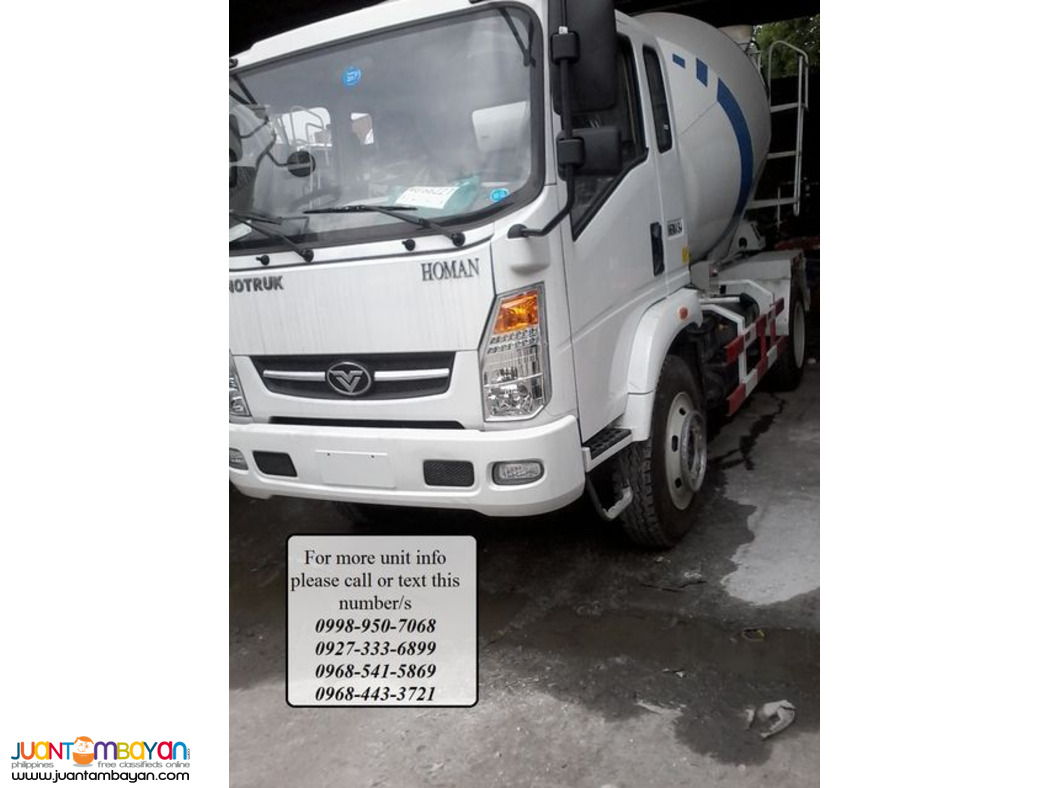 A100521. 6 WHEELER HOMAN MIXER