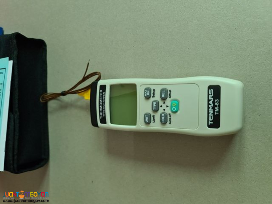 Digital Thermometer, Thermocouple Thermometer, Type K/J/T/E/R/S/N