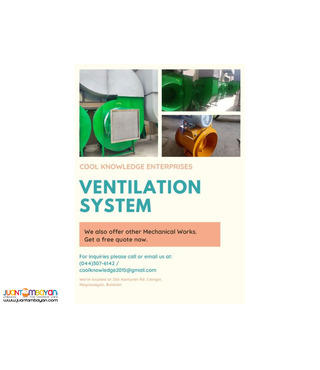 Blowers and Ducting for Exhaust and Supply Air