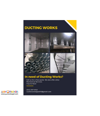 Ducting Works for commercial and Industrial Establishments