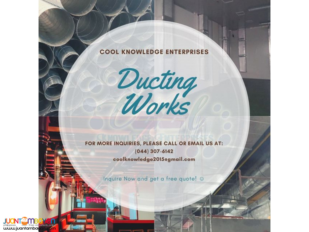 Range Hood Kitchen Exhaust Ducting Works