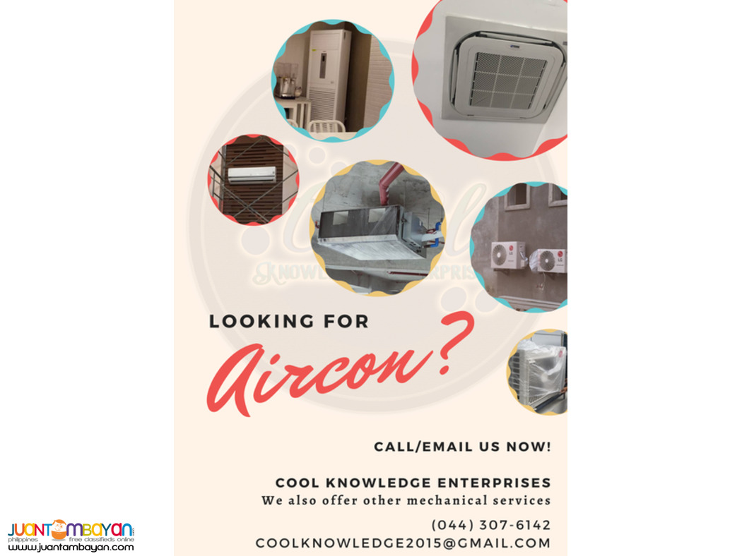 Aircon Units and ducting Works bulacan