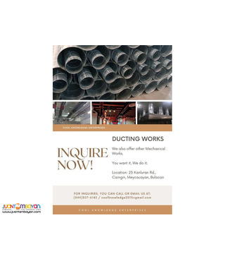 Ducting Works for Industrial and commercial Establishments
