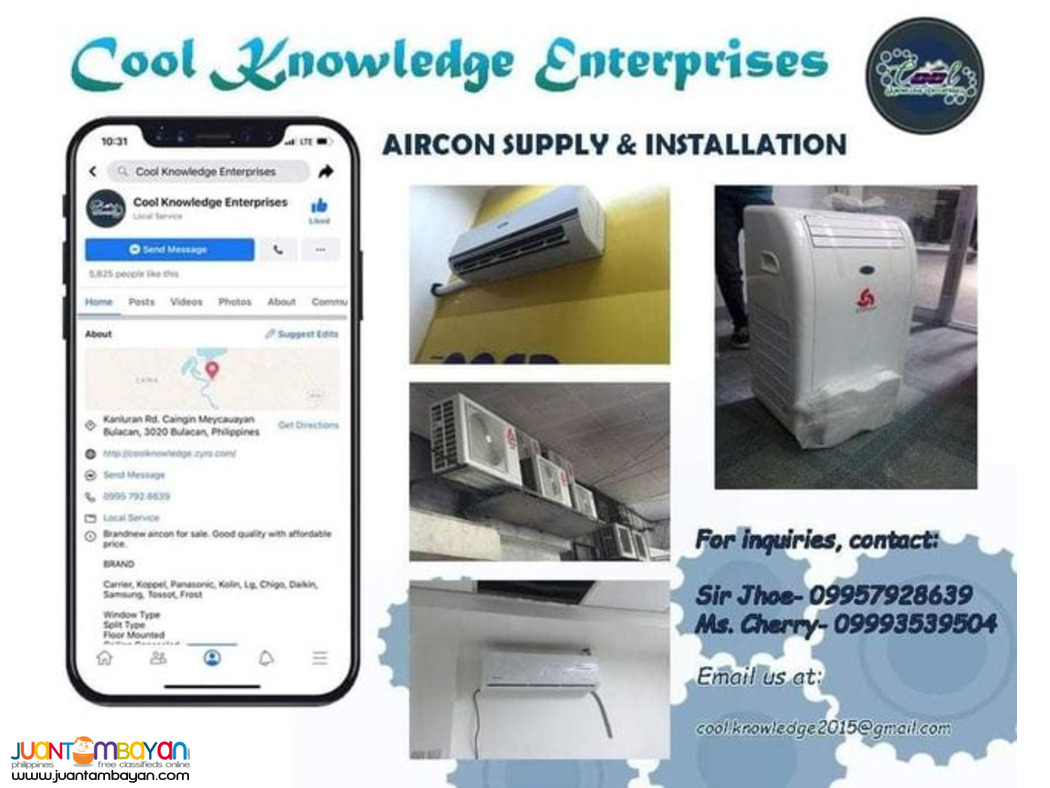 Air Conditioning System Installation and Supply