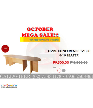  Oval Conference Table / October MEGA SALE !!!