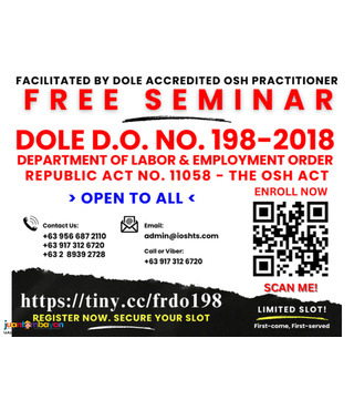 Free Seminar Understanding DOLE Department Order 198-18