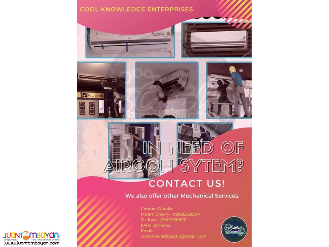 In need of Aircon system? Contact US! - CKE Bulacan In need of Aircon system? Contact US! - CKE Bulacan