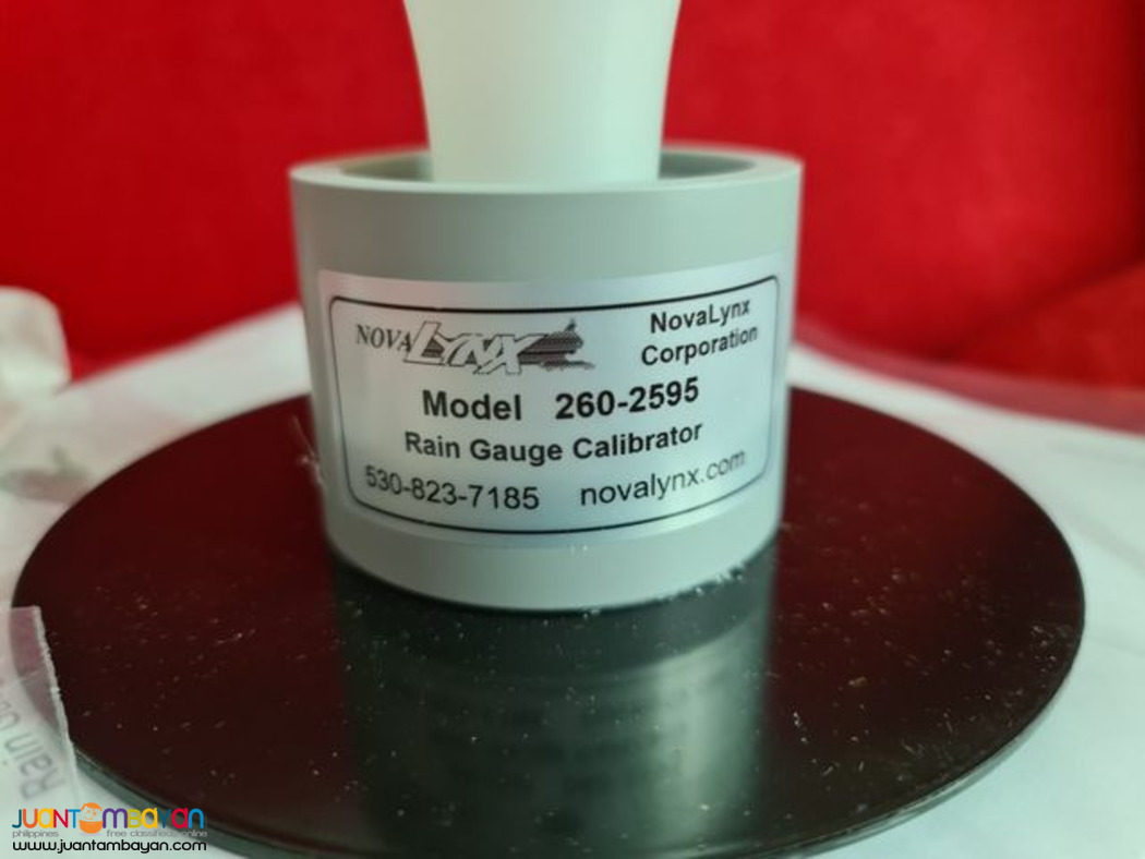 Tipping Bucket Rain Gauge Calibrator, Rain Gauge, Novalynx