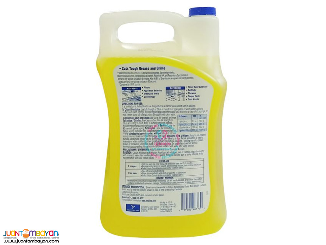 Lysol Disinfectant Concentrate 1 Gallon