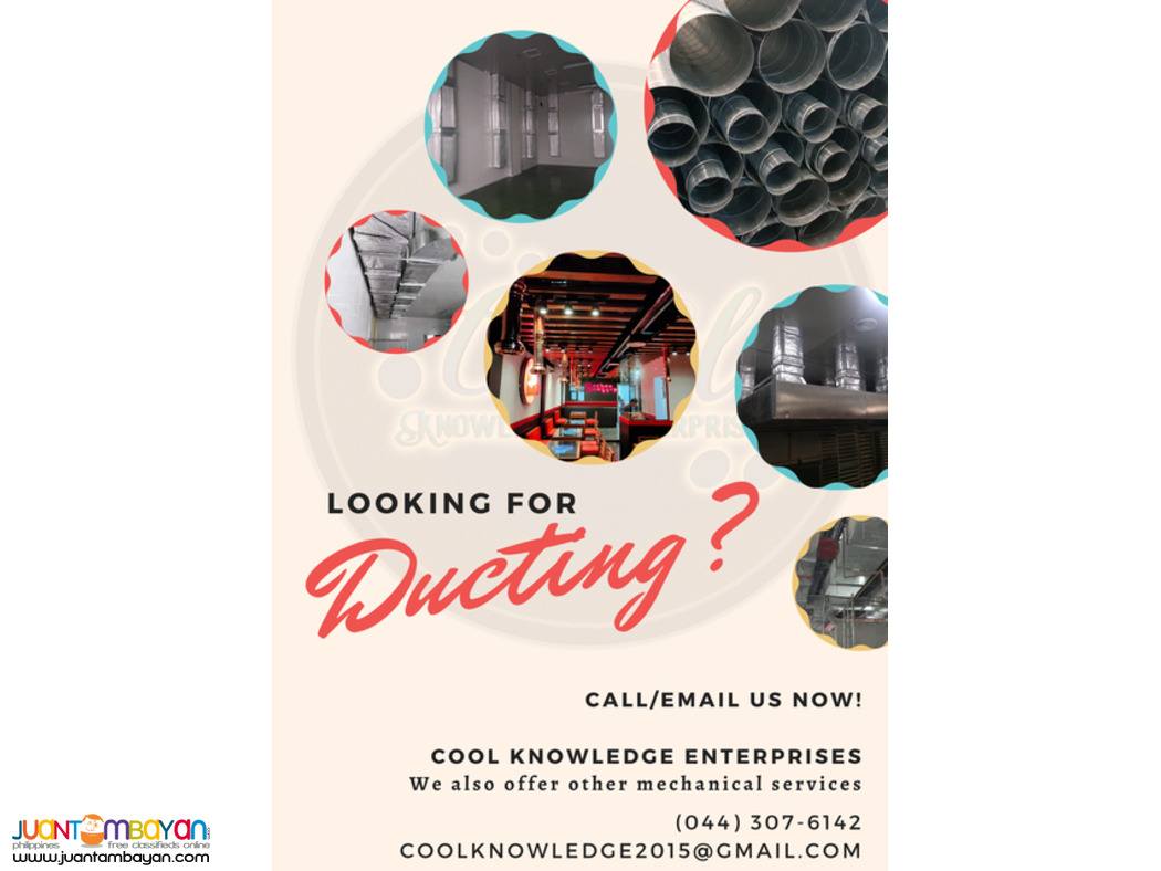 Supply of Ducting / Flexible Duct / Spiral Duct Supply of Ducting / Flexible Duct / Spiral Duct
