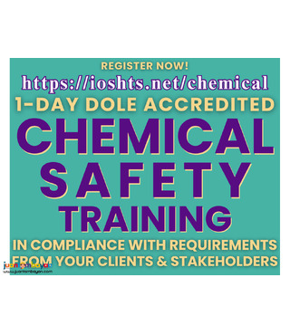 Chemical Safety Training DOLE Accredited Specialized Safety Training