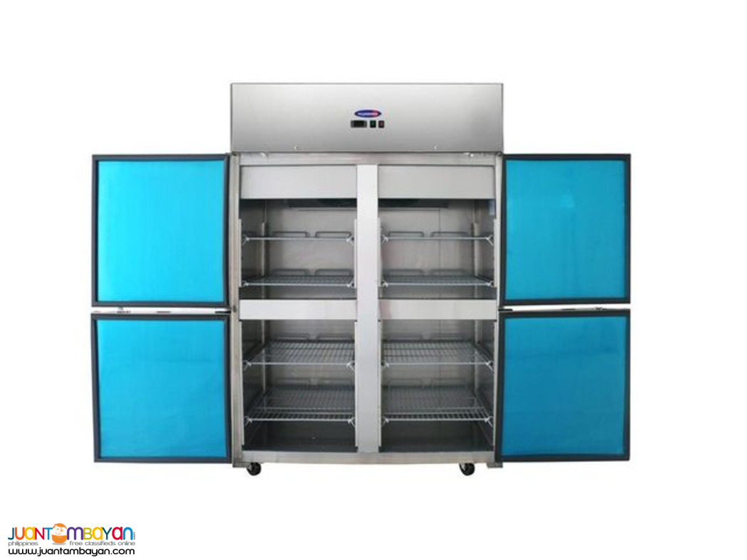 Fujidenzo 38 Cu Ft 4 Door Commercial Stainless Steel Door Freezer