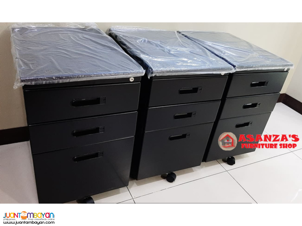Metal Mobile Pedestal II Office Furniture Steel Cabinet with 3 Drawers