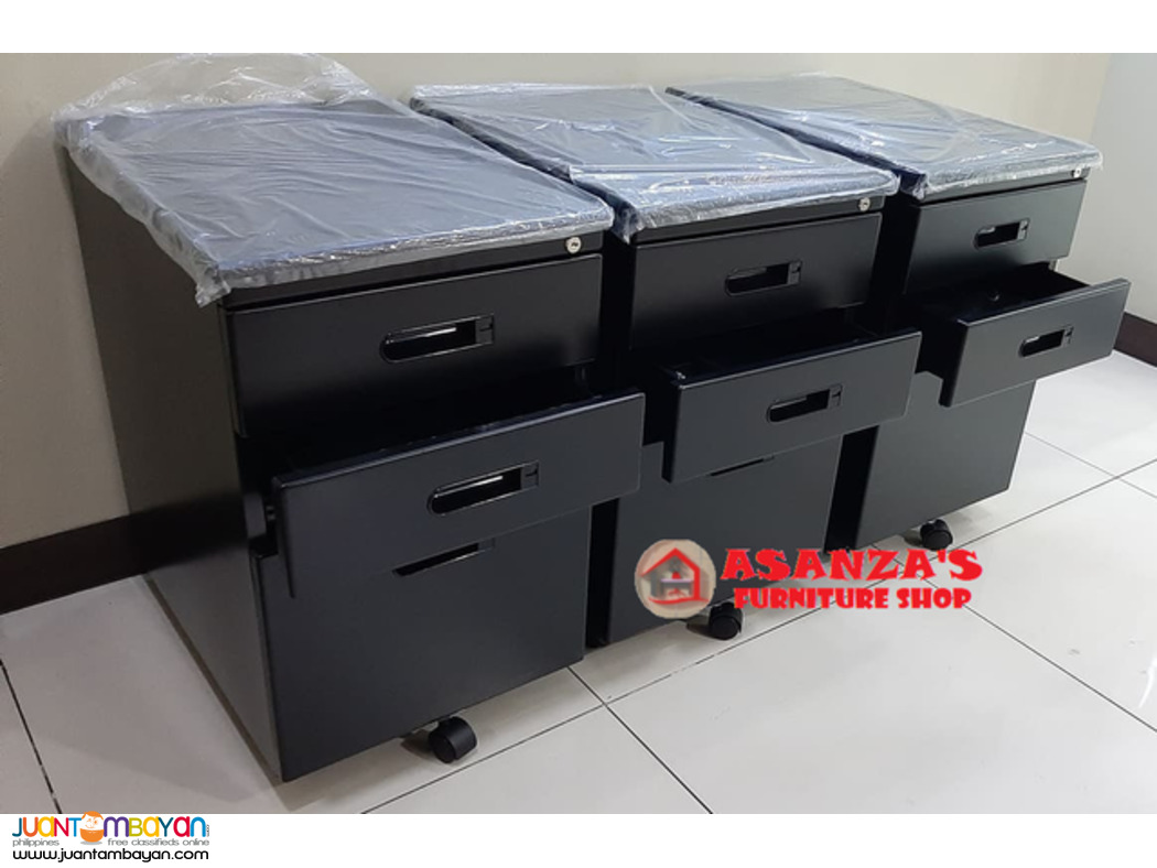 Metal Mobile Pedestal II Office Furniture Steel Cabinet with 3 Drawers