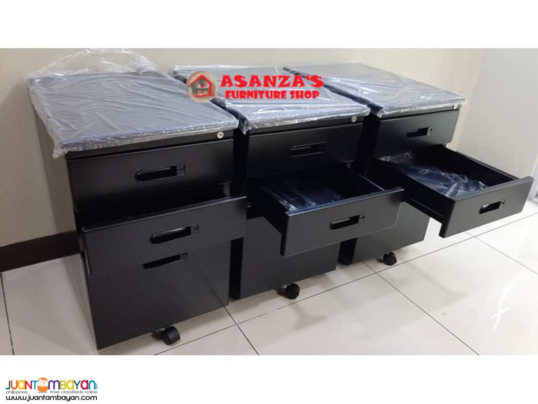 Metal Mobile Pedestal II Office Furniture Steel Cabinet with 3 Drawers