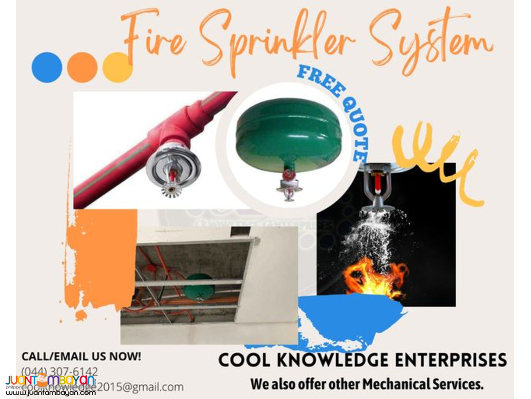 Supply/Installation Fire Sprinkler System