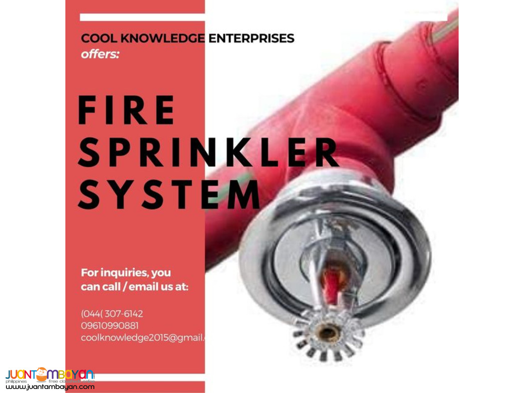 Supply & Installation - Fire Sprinkler - Bulacan Supply & Installation - Fire Sprinkler - Bulacan