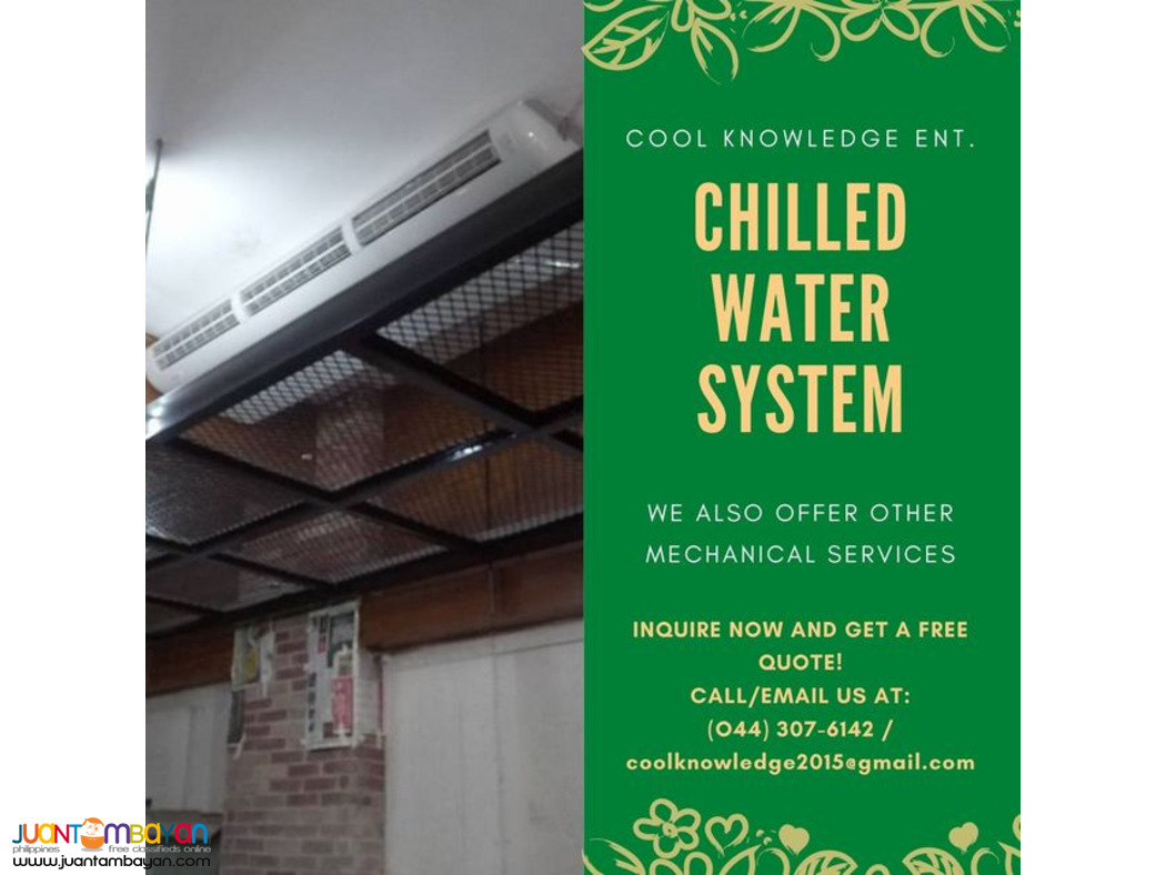 Chilled Water System / Supply & Install / Bulacan Chilled Water System / Supply & Install / Bulacan