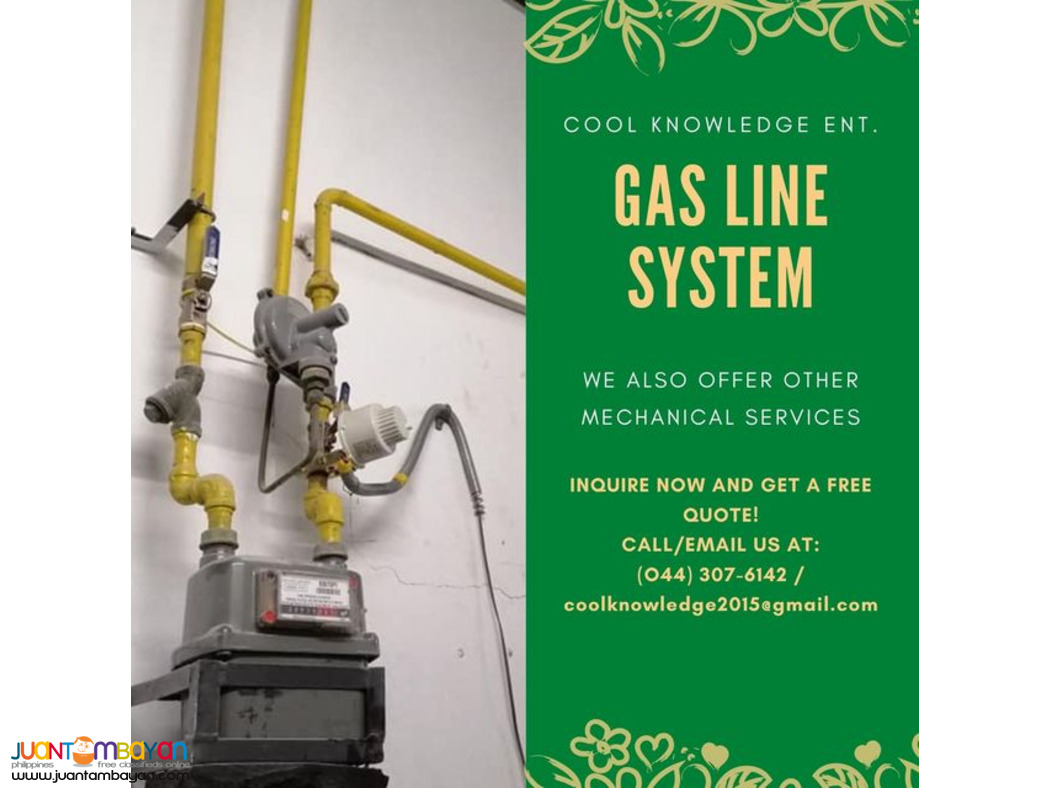 Gas Line System / Supply & Install / Bulacan Gas Line System / Supply & Install / Bulacan