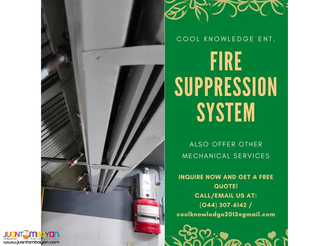 Fire Suppression / Supply & Install / Bulacan Fire Suppression / Supply & Install / Bulacan