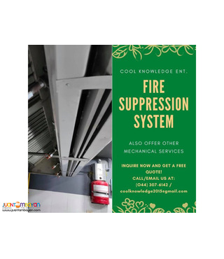 Fire Suppression / Supply & Install / Bulacan