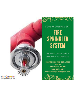 Fire Sprinkler / Supply & Install / Bulacan