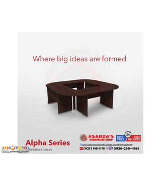 Conference Table-MFC-Finish/Laminated-Custom Color & Seat