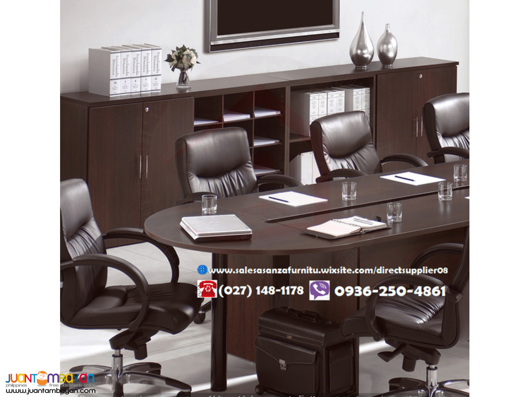 Conference Table-MFC-Finish/Laminated-Custom Color & Seat