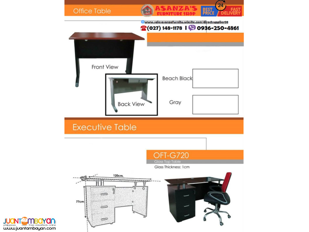 Office Staff/Executive Table -FACTORY PRICE-