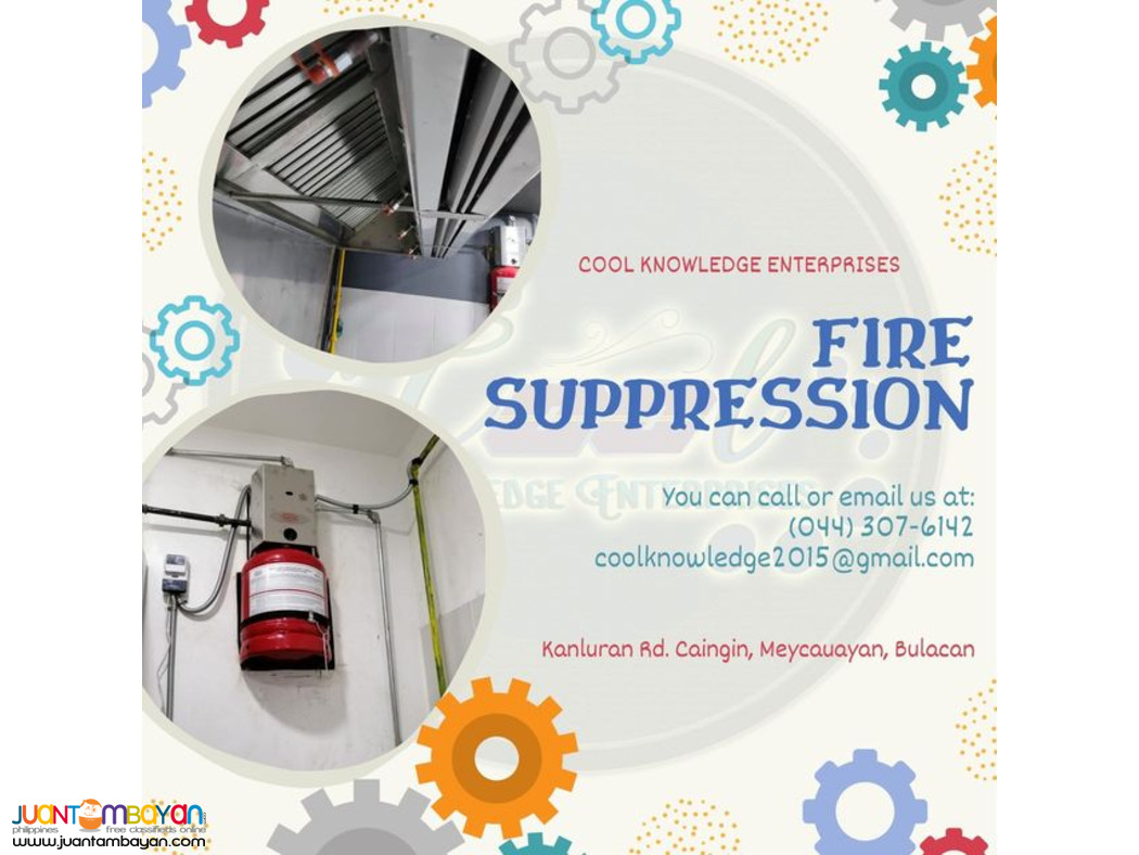 Supply / Installation - Fire Suppression Supply / Installation - Fire Suppression