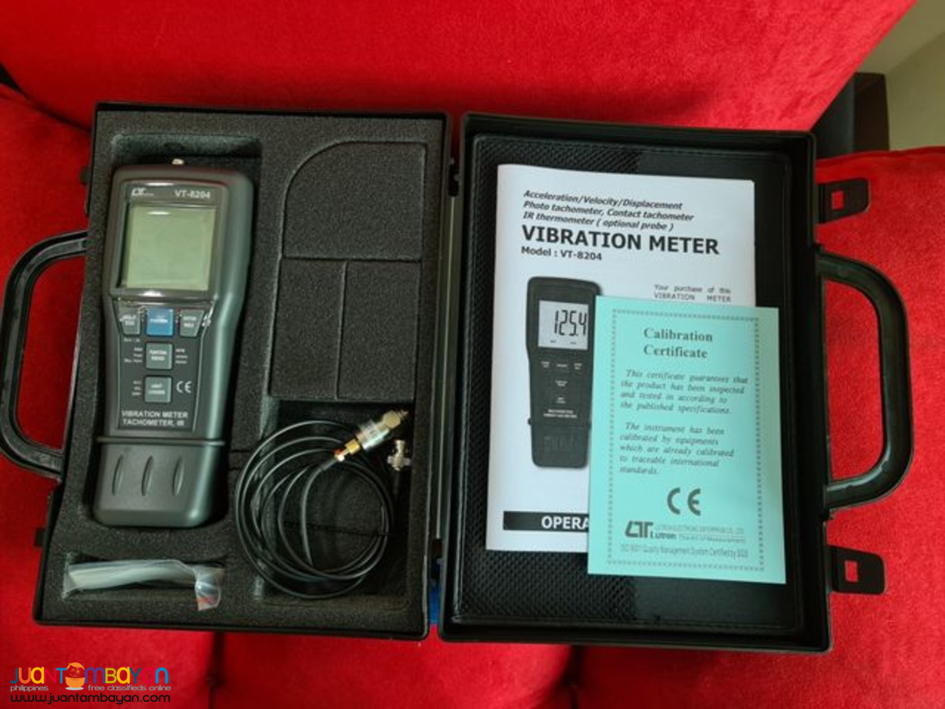 Vibration Meter, Tachometer, Vibrometer, Laser Tachometer, Lutron