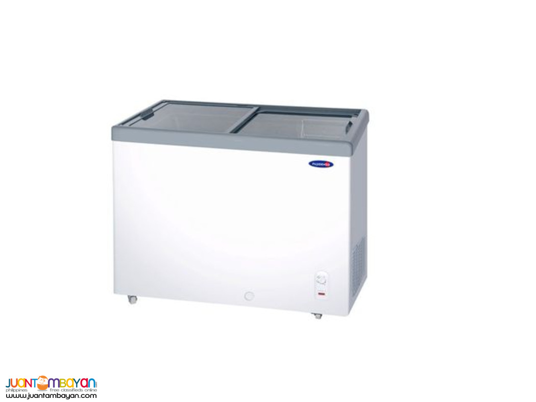 Fujidenzo 7 Cu Ft Dual Function Sliding Glass Top Chest Freezer