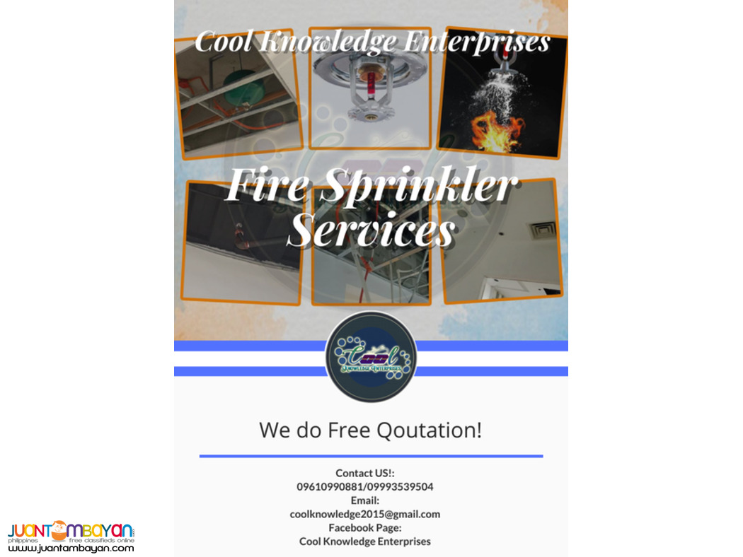 Services fire Sprinkler w/Supply and Installation