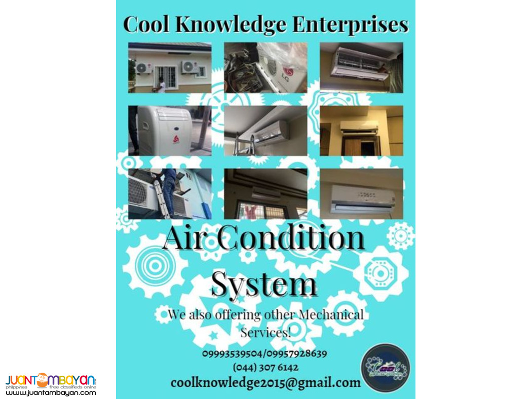 Services Air Condition w/Installation and Supply