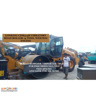14tons vibratory road roller pizon lonking cDM514b