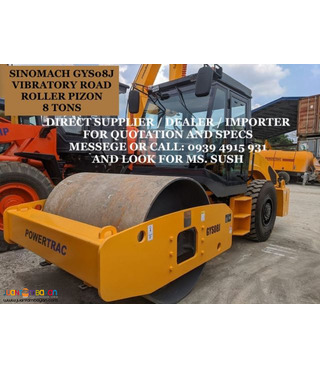 8tons Vibratory road roller pizon sinomach GYS08j