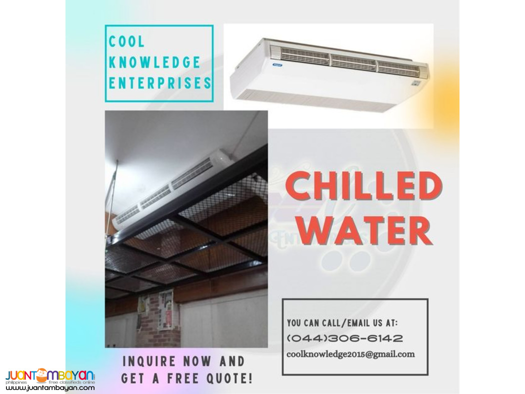 Chilled Water System --- Supply and Install Chilled Water System --- Supply and Install