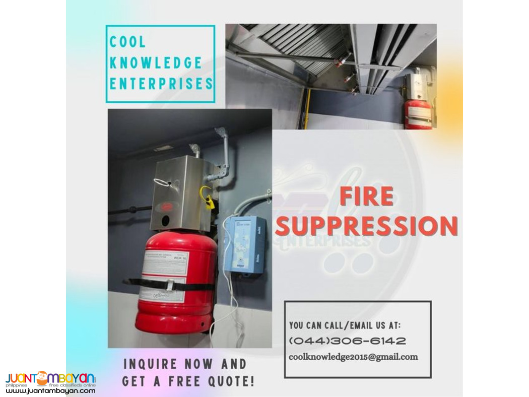 Fire Suppression --- Supply and Install Fire Suppression --- Supply and Install