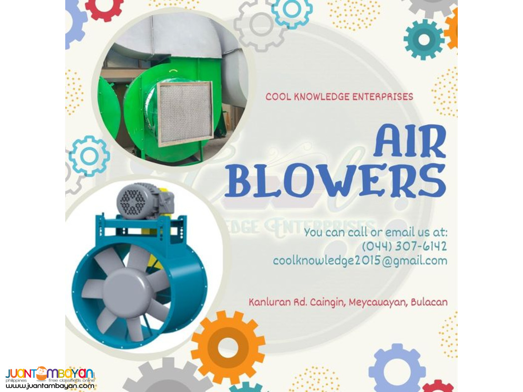 Supply and Installation --- Blowers for Exhaust and Fresh Air Supply and Installation --- Blowers for Exhaust and Fresh Air