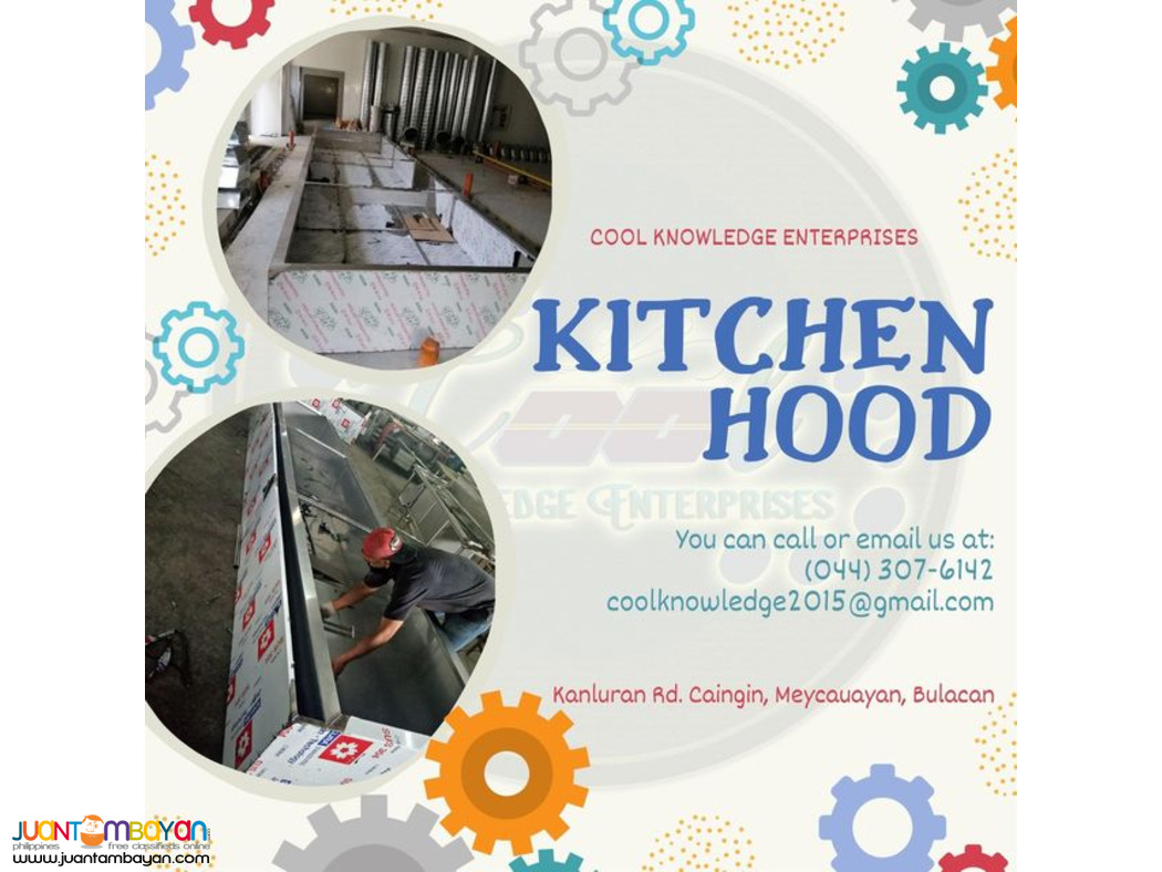 Supply and installation --- Kitchen Hood Fabrication Supply and installation --- Kitchen Hood Fabrication