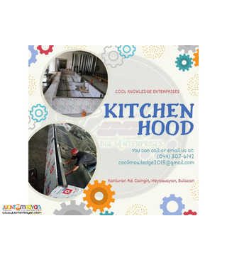 Supply and installation --- Kitchen Hood Fabrication