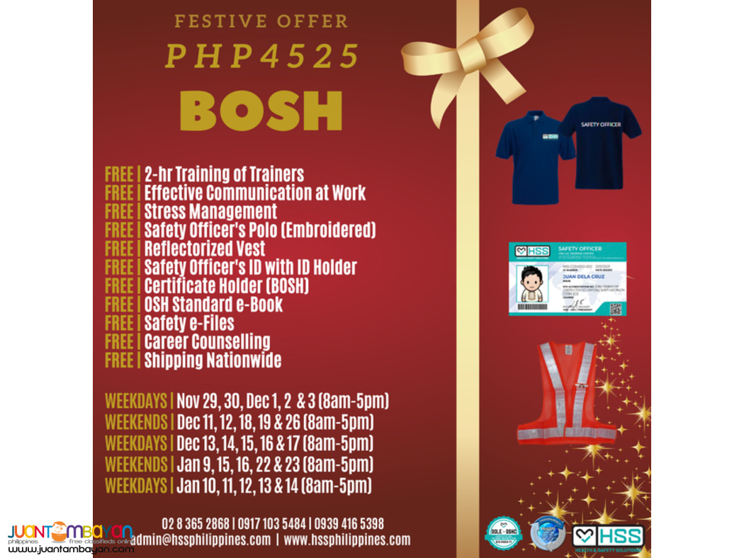 Safety Officer 02 Training | BOSH oR COSH