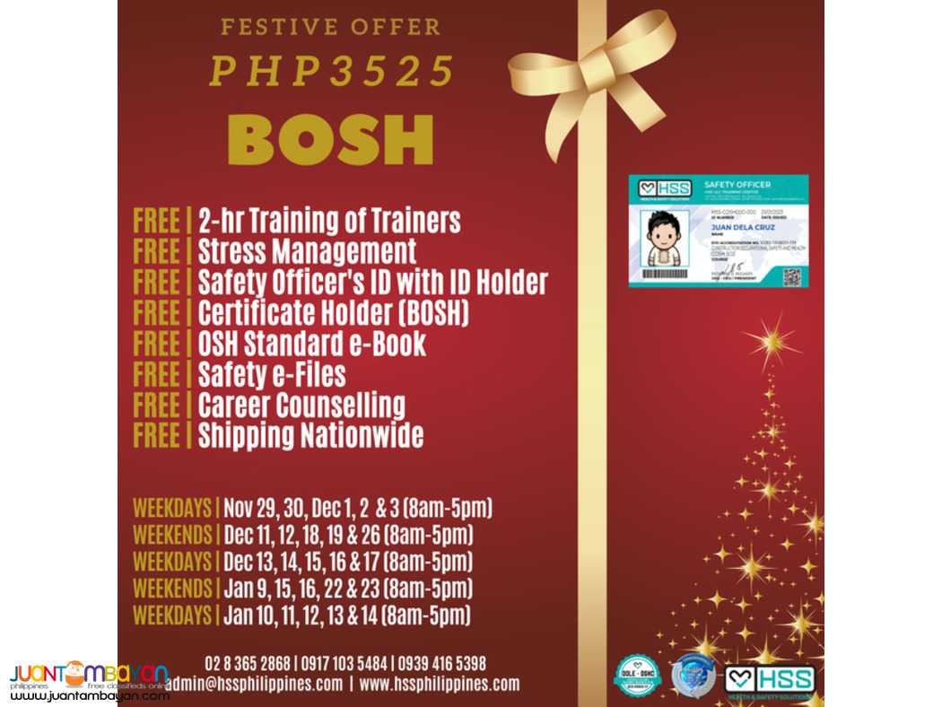 Safety Officer 02 Training | BOSH oR COSH