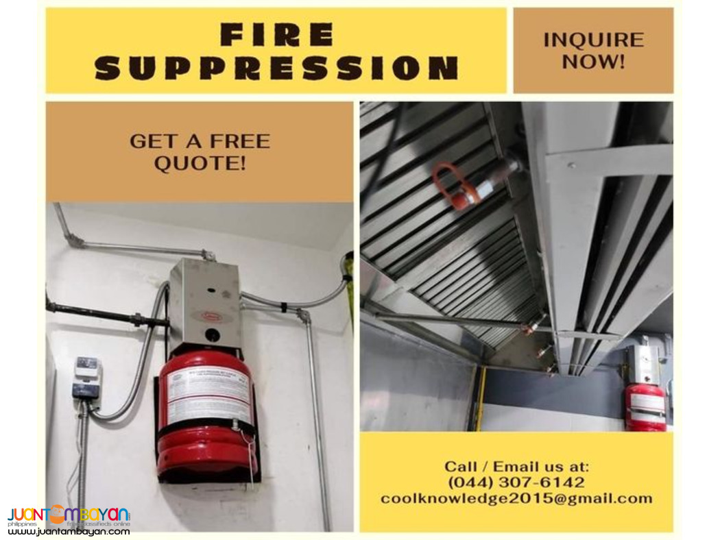 Fire Suppression -- Installation & Supply Fire Suppression -- Installation & Supply