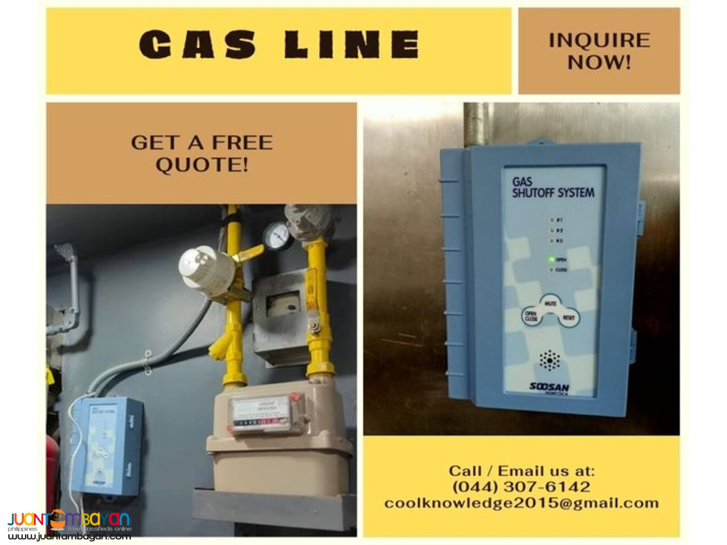 Gas Line -- Installation & Supply
