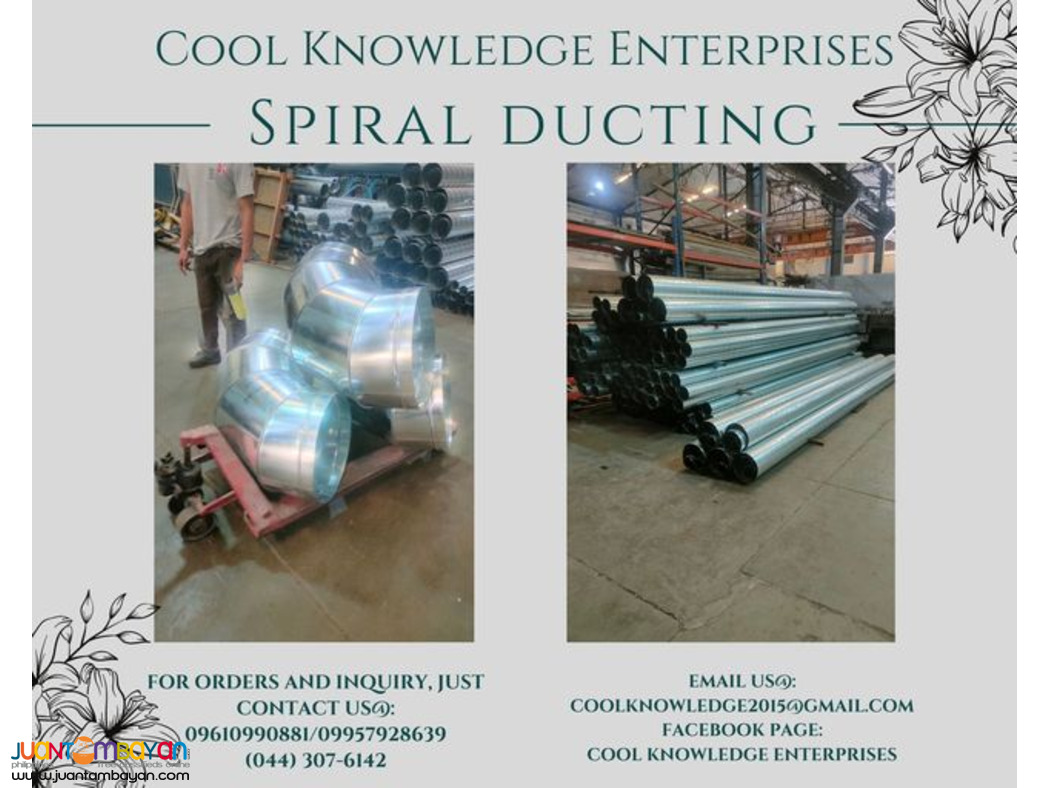 Spiral Ducting Supplies/Installation