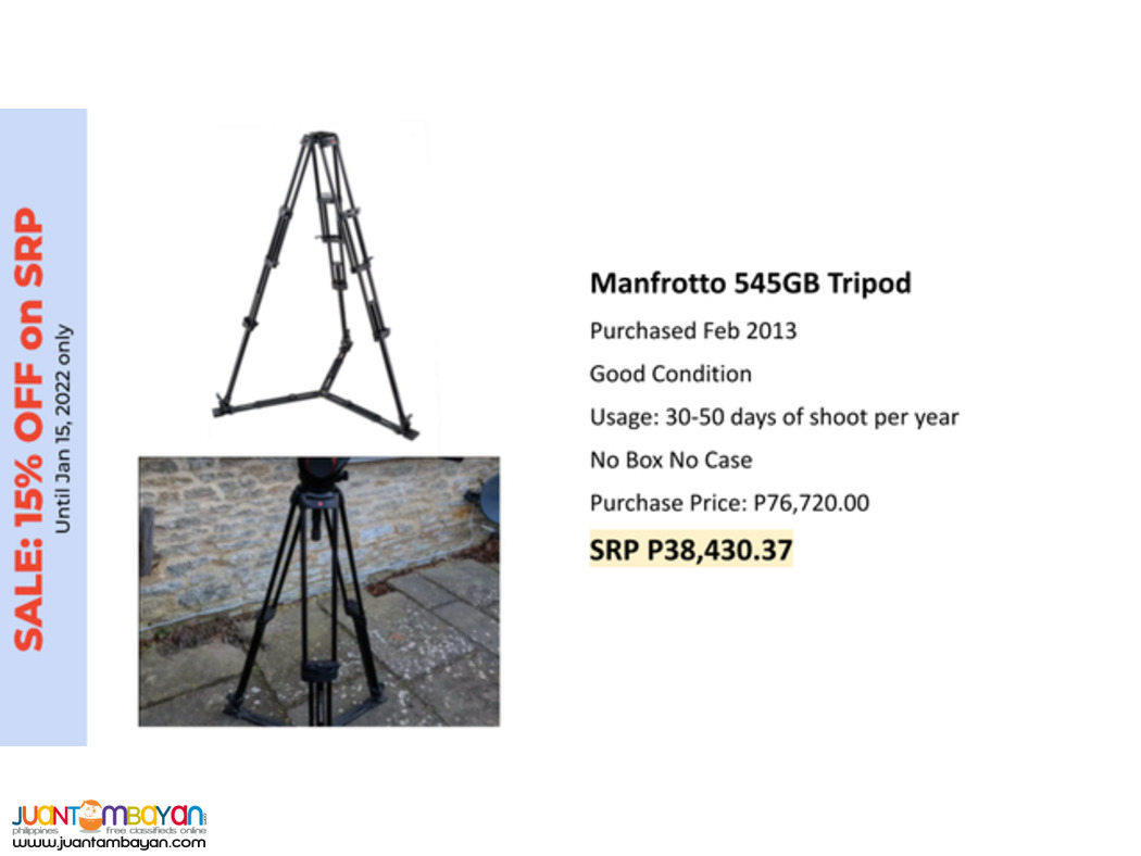 Manfrotto 545GB Tripod