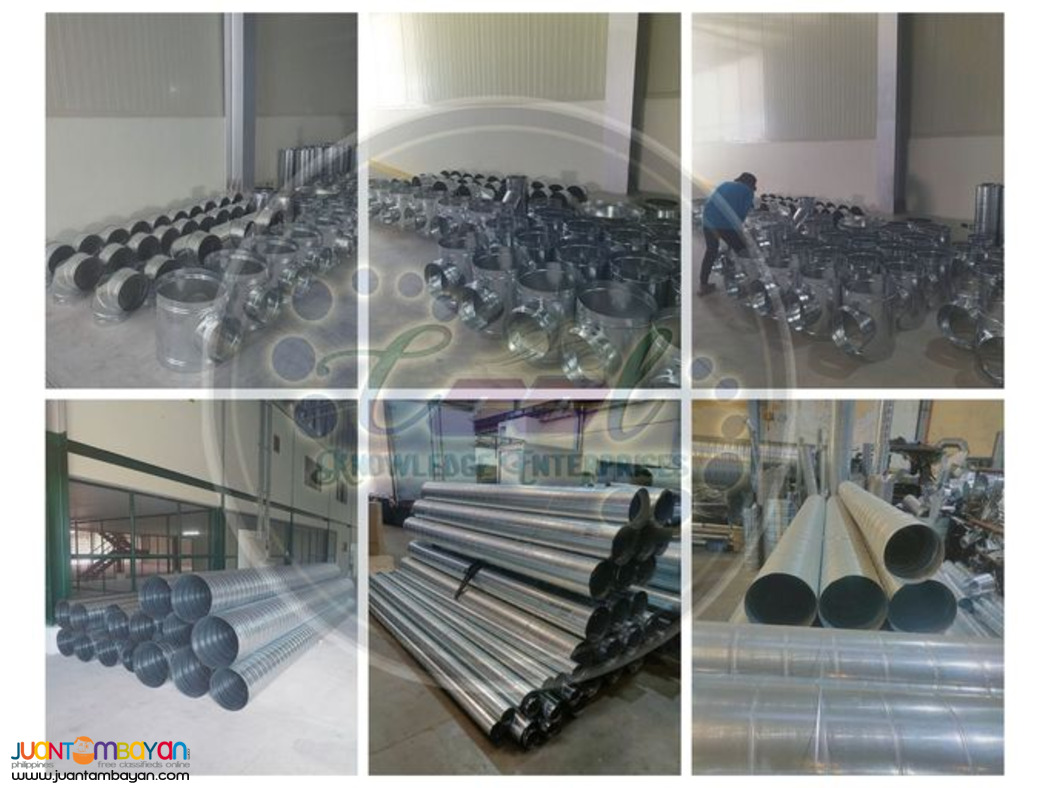 G.I Spiral Ducting** Supplies/Installation CKE Bulacan