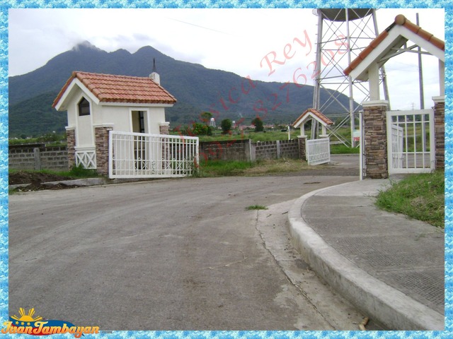 lot for sale with great view of Mt Makiling in Ponte Verde Batangas